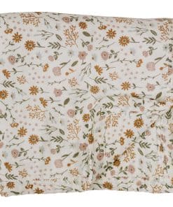 Manta de Muselina Mebie Baby, Estampado Floral de Pradera,