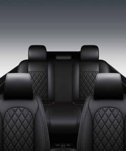 Funda de Asiento de Cuero Falso Transpirable e Impermeable