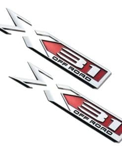 Emblema X31 Off Road 84682662 del lomo trasero 2Pack Placa