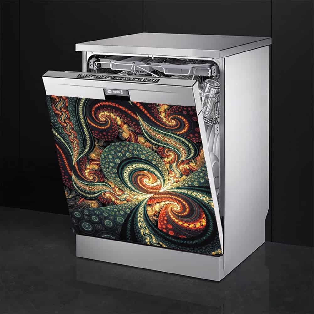 Cubierta Magnética para Lavavajillas Mandala, Hermosa - Imagen 5