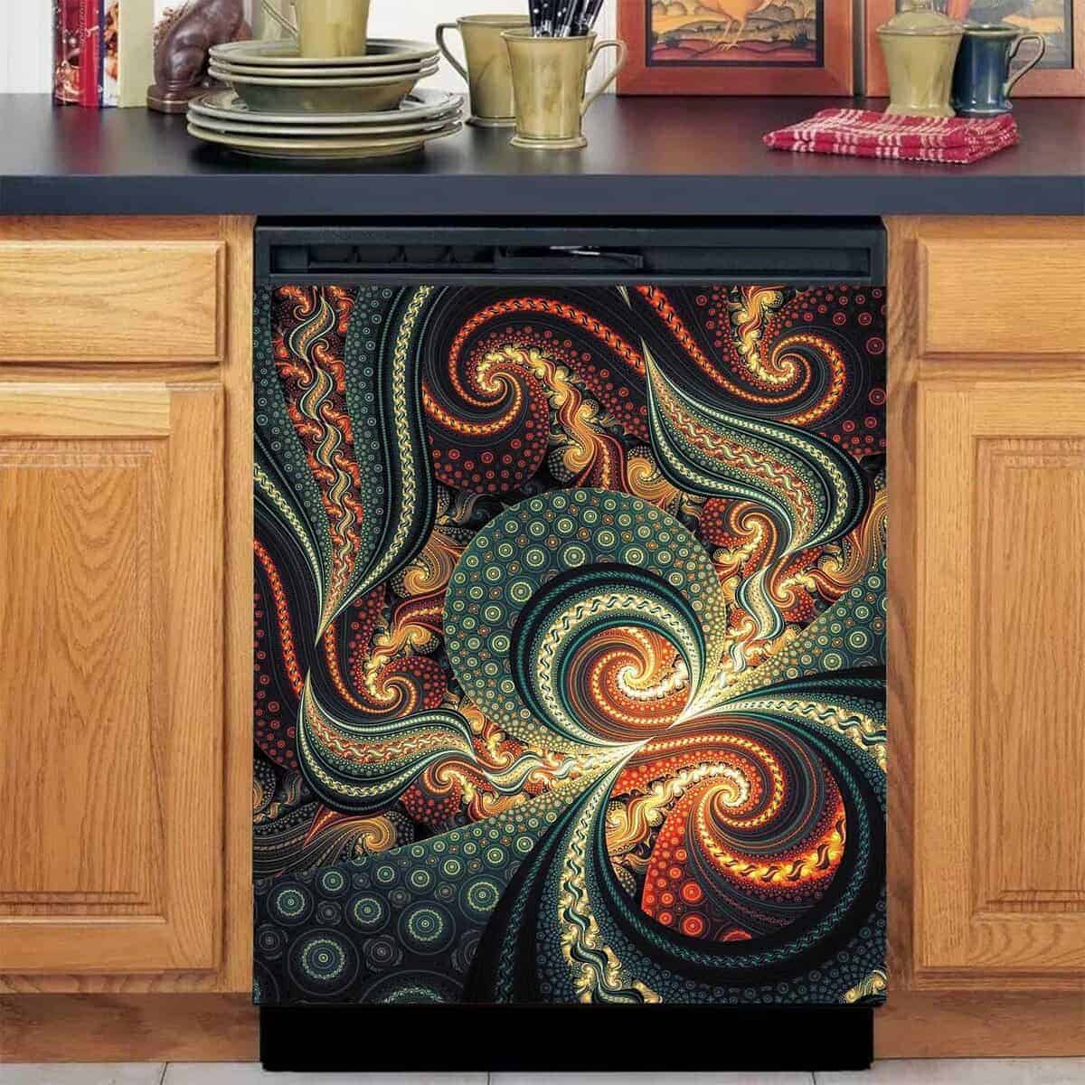 Cubierta Magnética para Lavavajillas Mandala, Hermosa