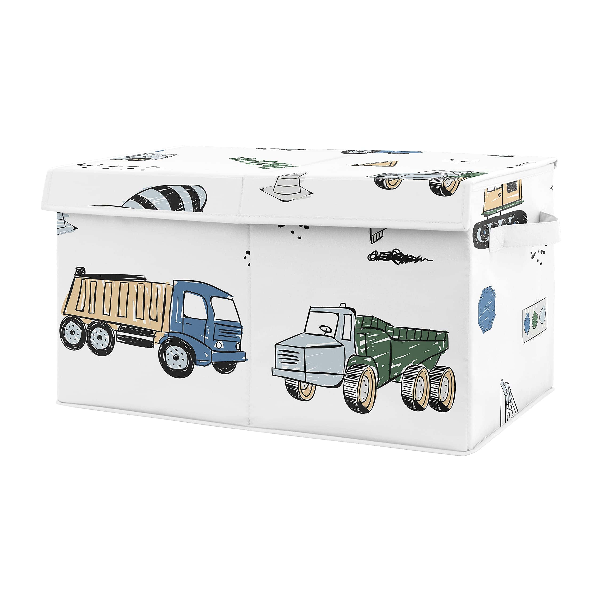 Sweet Jojo Designs Construction Truck Boy Caja de
