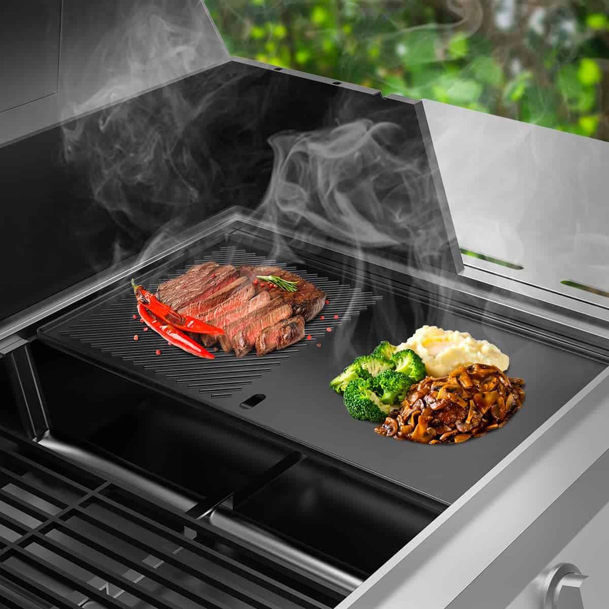 Reemplazo de Parrilla de Hierro Fundido de 19.4 Pulgadas - Imagen 7