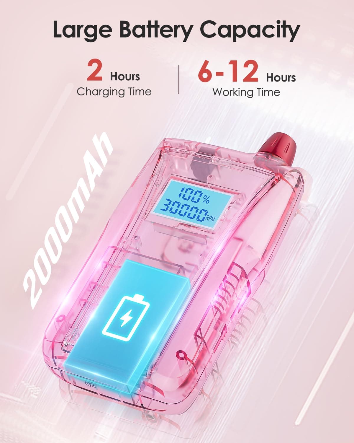 Taladro de Uñas Portátil Beloving, Lima de Uñas Eléctrica - Imagen 6