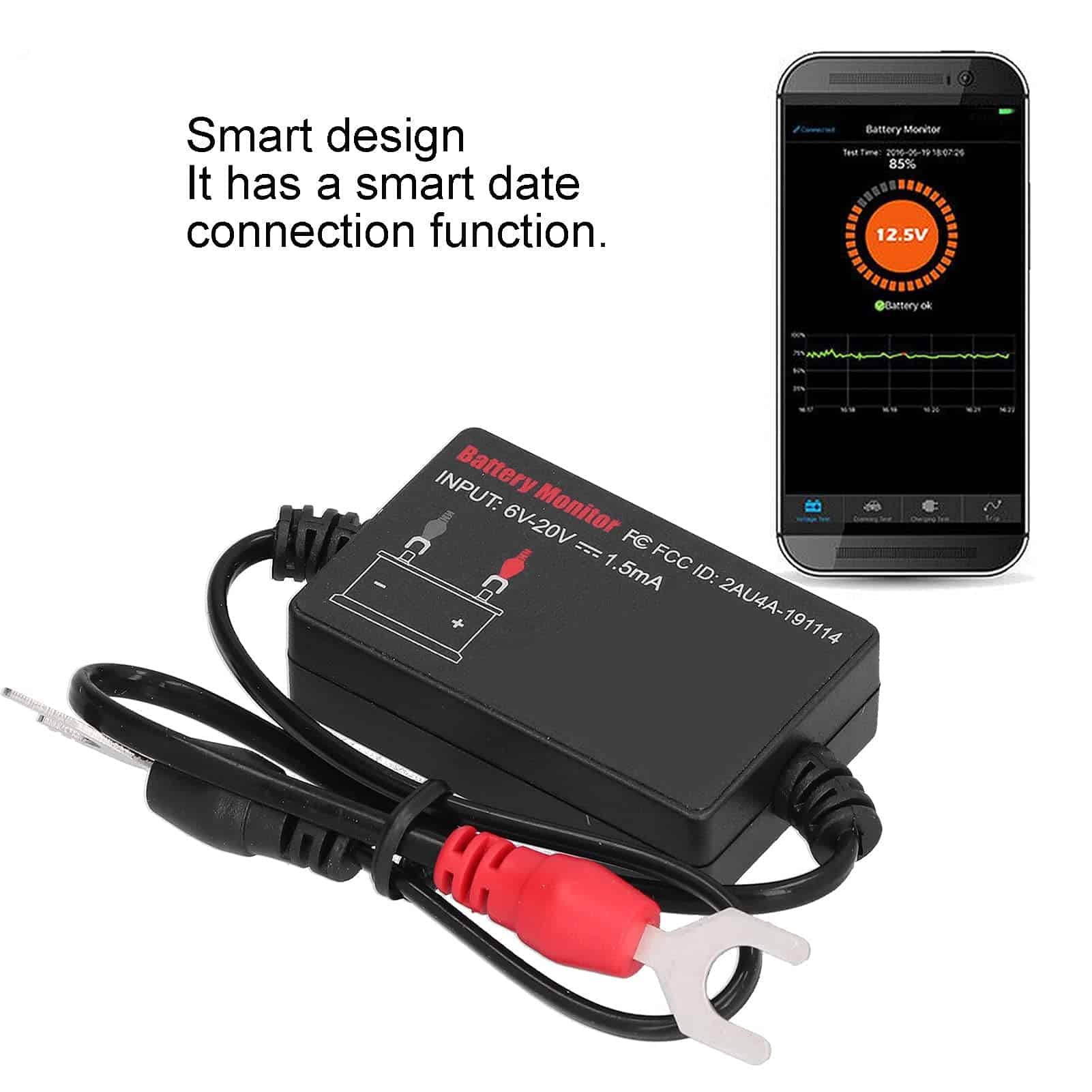 Probador de batería de coche, BM2 Monitor de batería - Imagen 7