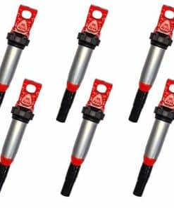 6PC ARKAUTO HIGH ENERGY RED TOP DELPHI TYPE IGNITION COIL