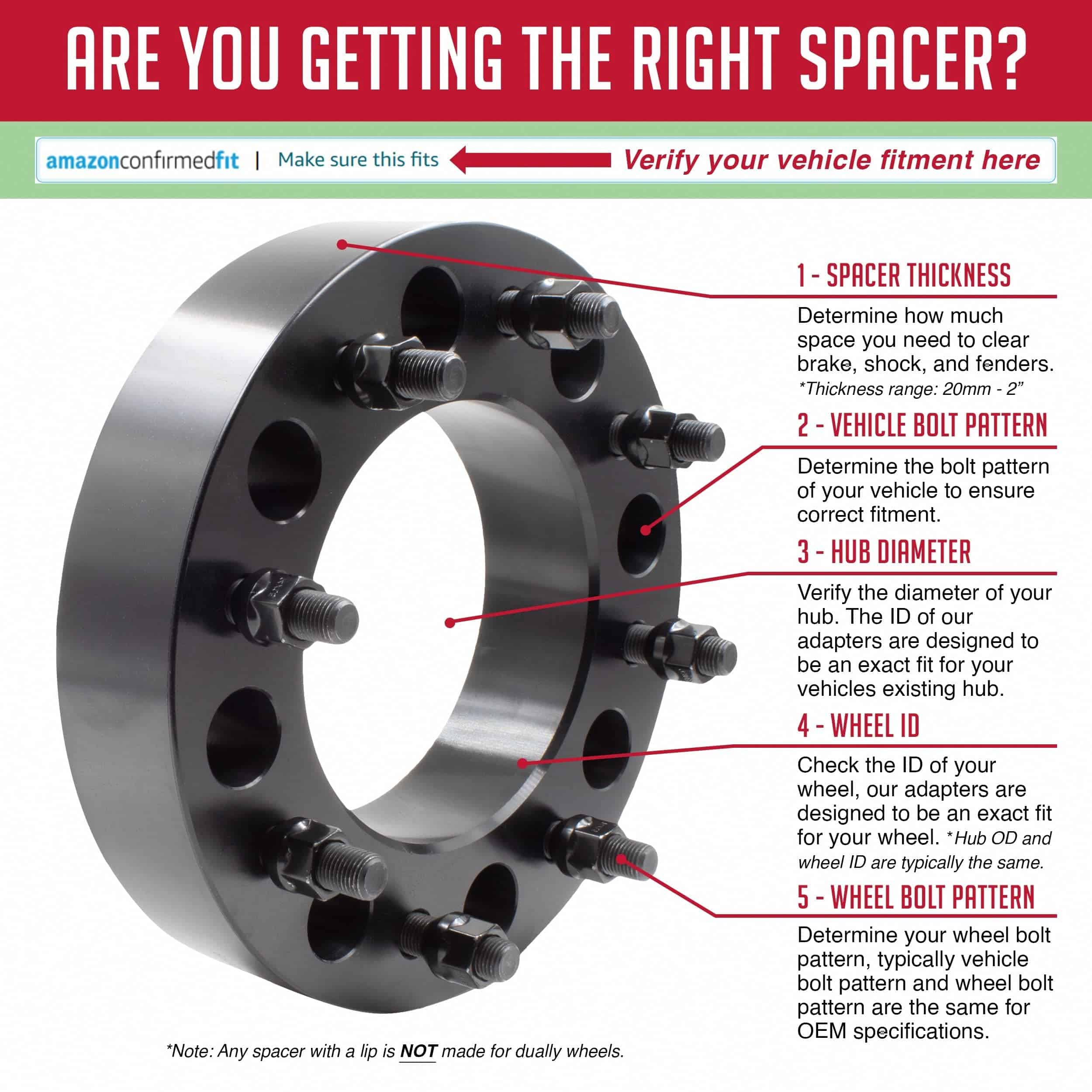 1 Pc Espaciadores de Rueda de Acero 8 en 200mm 8x200mm 2.00 - Imagen 6