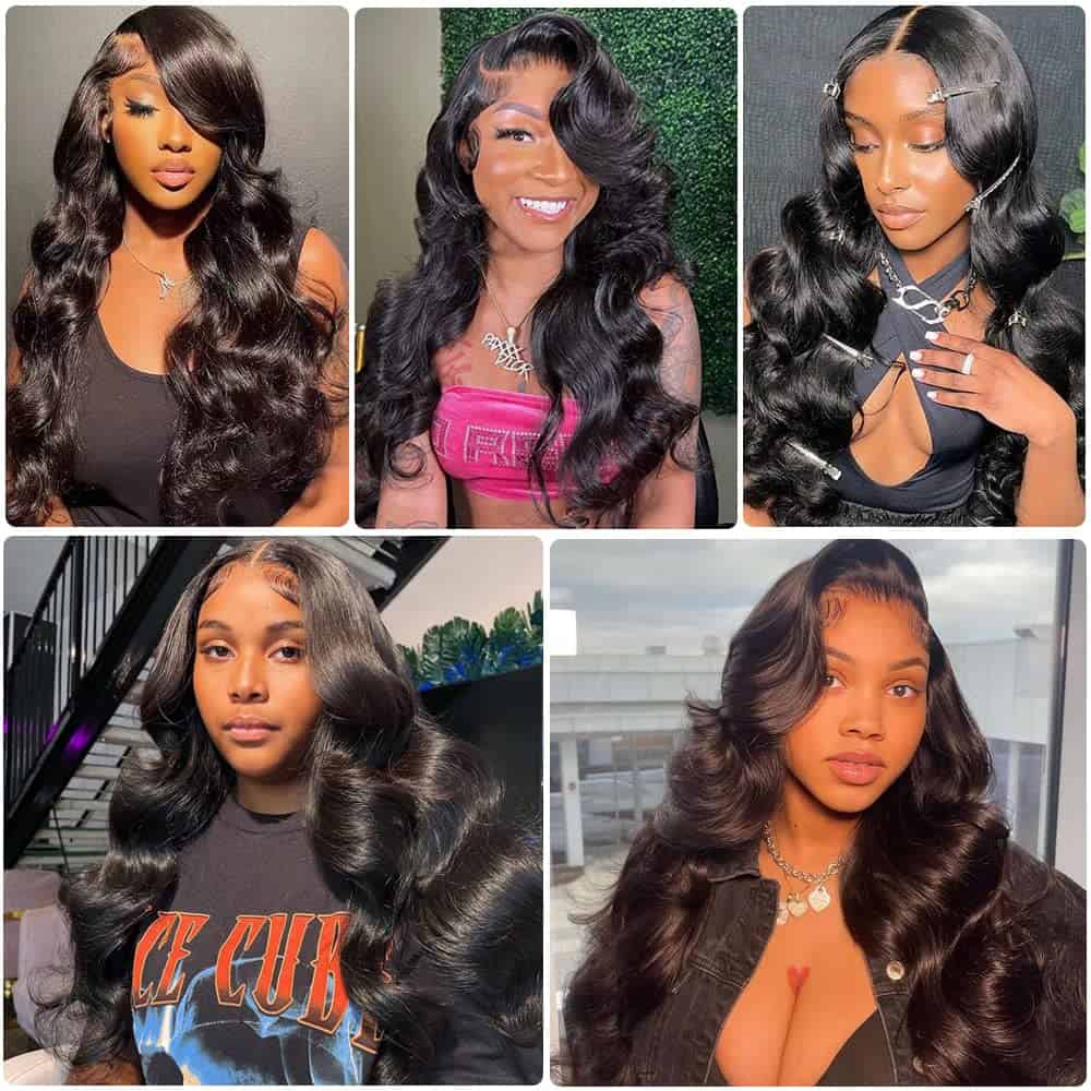 Cierre Frontal Onda del Cuerpo 13x4 100% Cabello Humano HD - Imagen 7