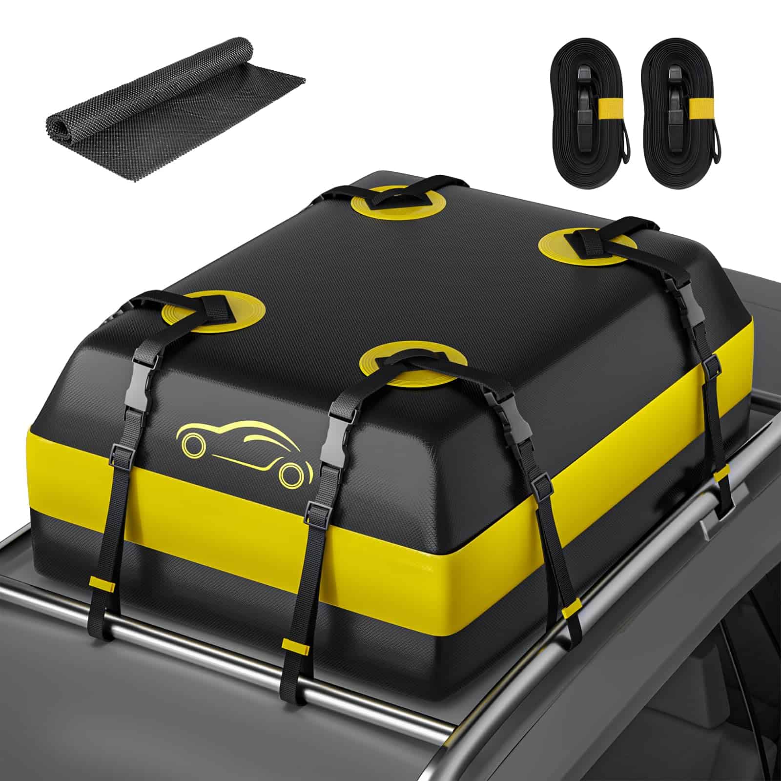 NABIYE Bolsa de Carga para techo del coche de 15 pies