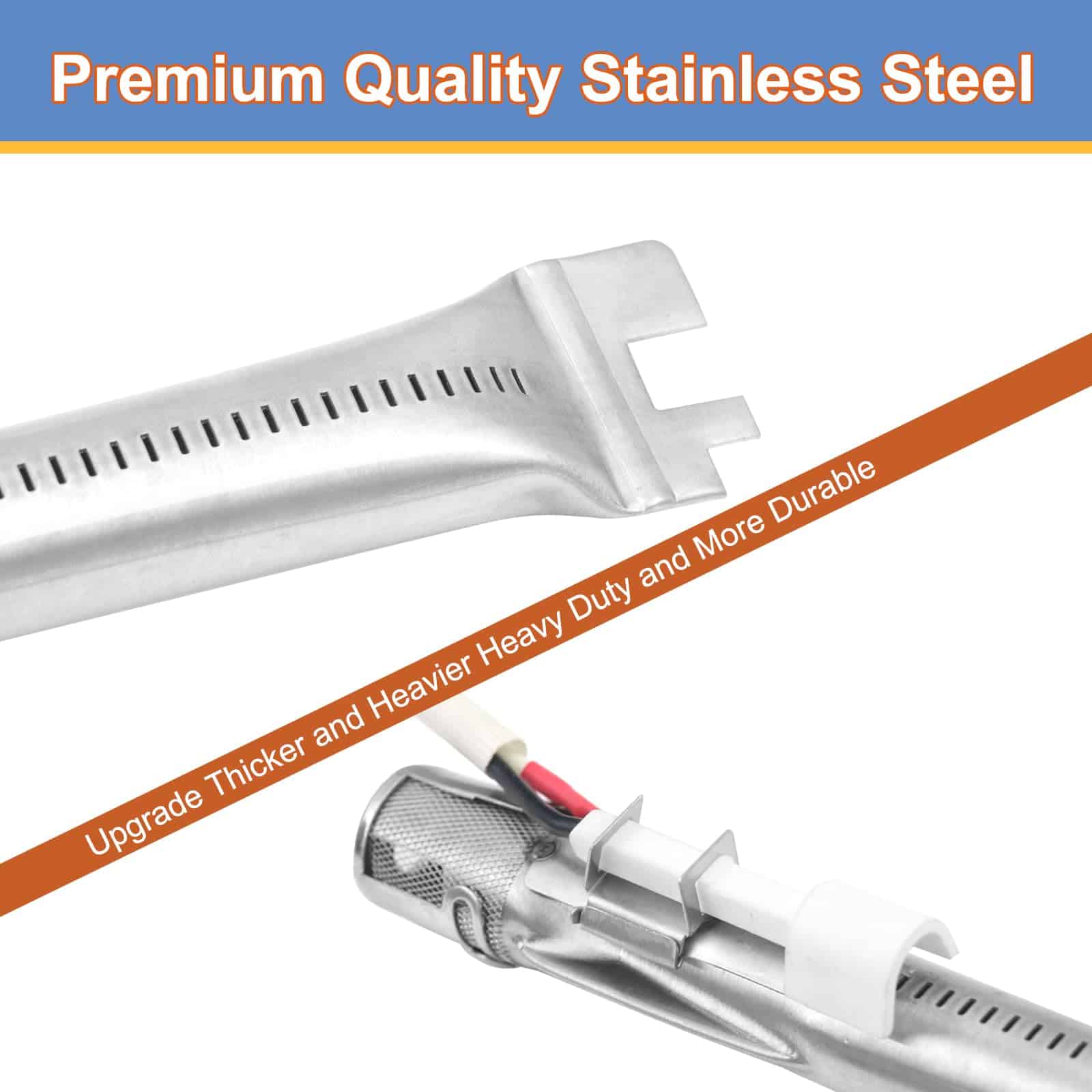 Derurizy 62752 19.5" Tubo quemador para Weber Genesis 300 - Imagen 4