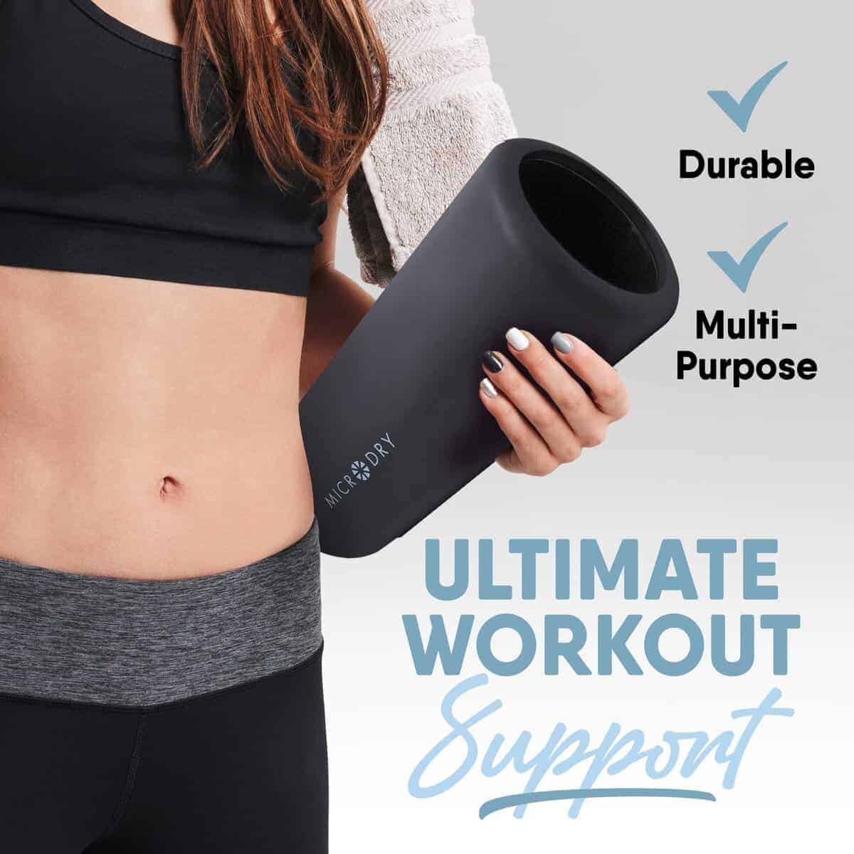 MICRODRY Deluxe Fitness Foam Back Roller para Alivio - Imagen 4
