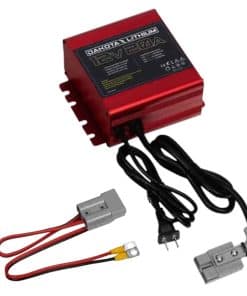 Cargador impermeable de 20 amperios y 12V de Dakota Lithium