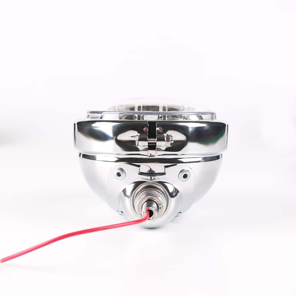 DAONUE 2 PCS 4.5 pulgadas Motocicleta Luz de Niebla Cromada - Imagen 9