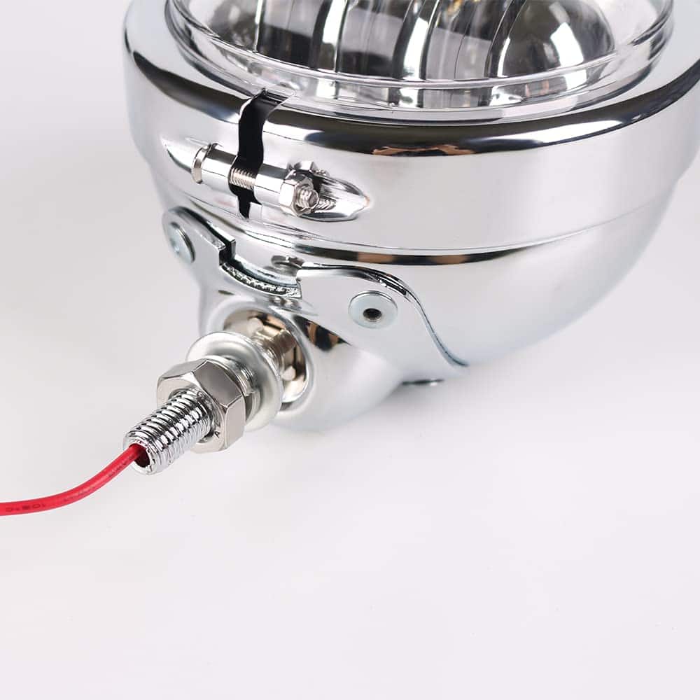 DAONUE 2 PCS 4.5 pulgadas Motocicleta Luz de Niebla Cromada - Imagen 10