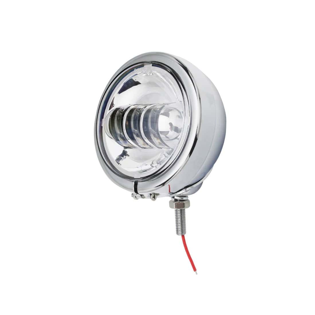 DAONUE 2 PCS 4.5 pulgadas Motocicleta Luz de Niebla Cromada - Imagen 4