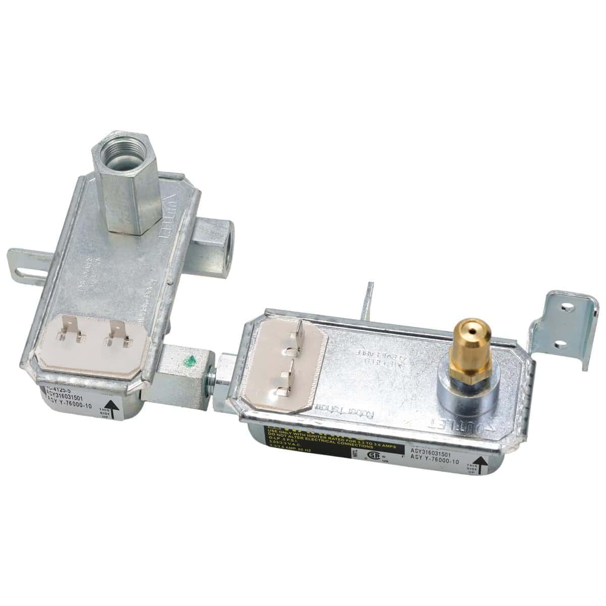 Válvula de seguridad del horno dual de rango de gas de