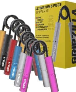 Set de Entrenador de Fuerza de Agarre GRIPZILLA 50-300LB,