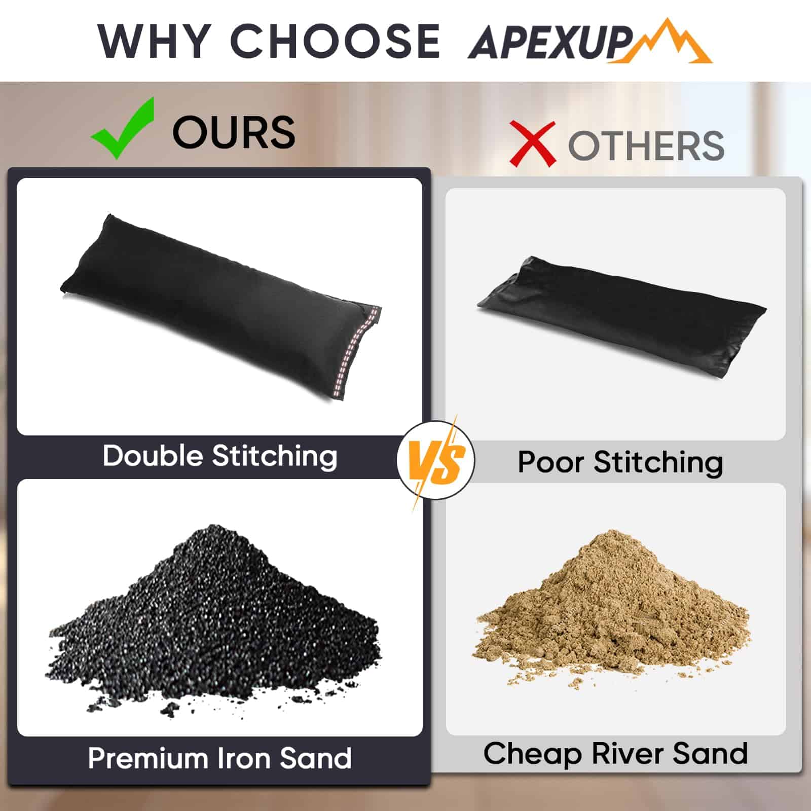 APEXUP 10lbs/Par de Pesas de Tobillo Ajustables para - Imagen 6