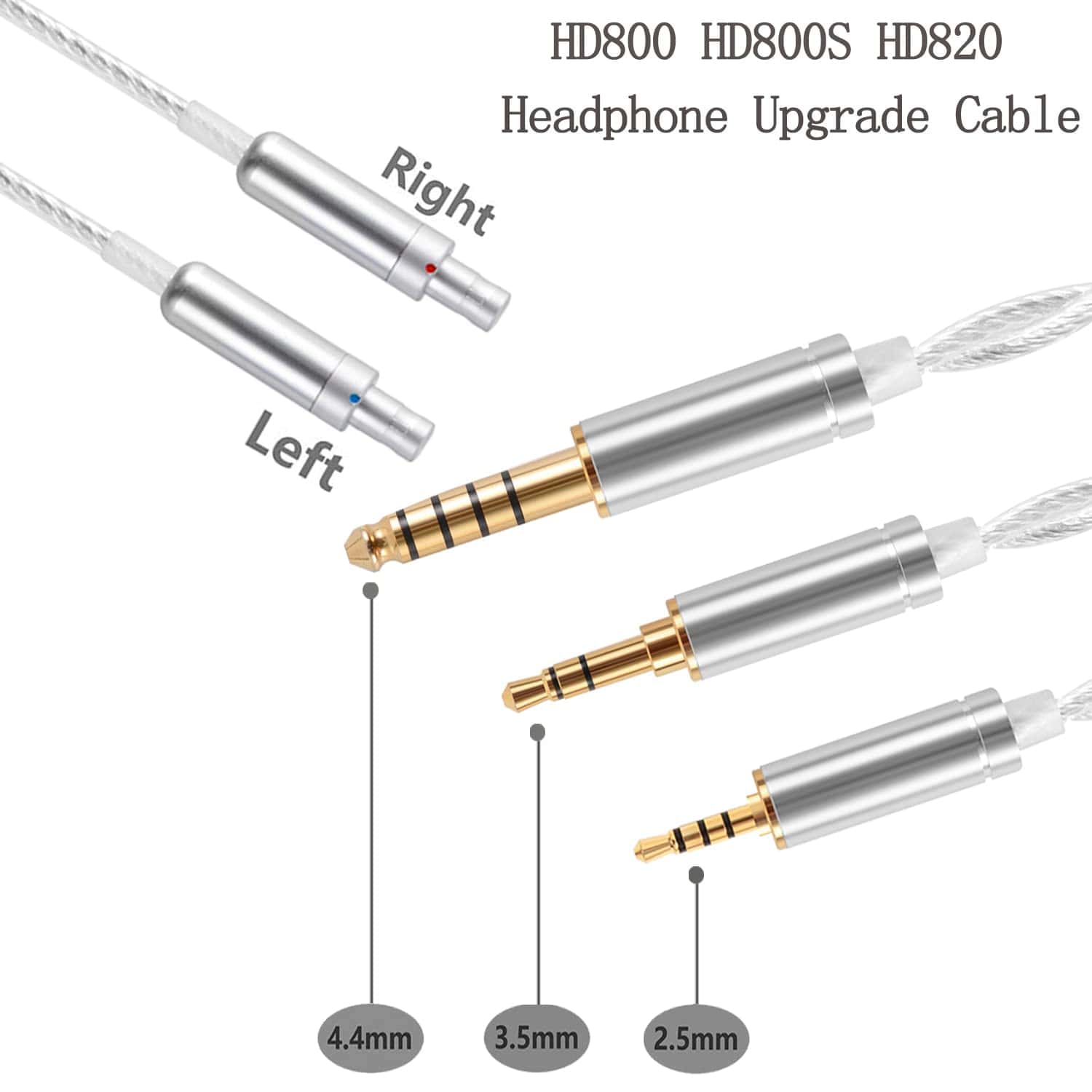 Cable de Actualización de Audio Plateado -Plata - Imagen 5