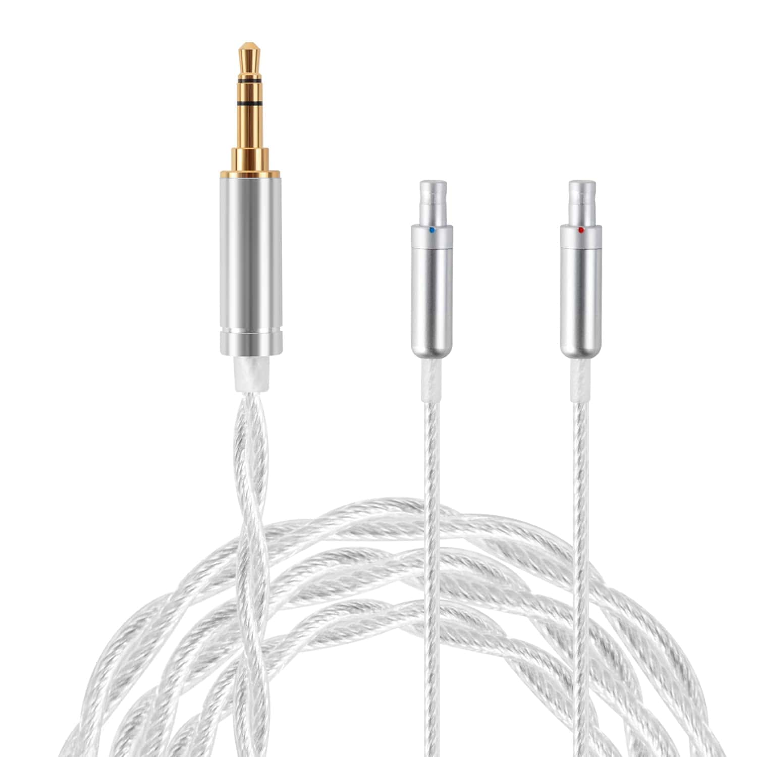 Cable de Actualización de Audio Plateado -Plata