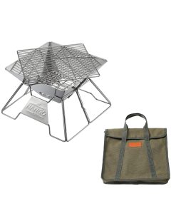 Parrilla de acampada plegable NANGOGEAR Estufa de leña