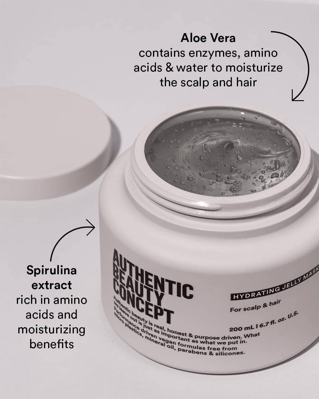 Mascarilla en Gel Hidratante Authentic Beauty Concept | - Imagen 3