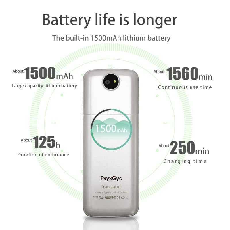 Traductor de Idiomas Portátil Dispositivo de Traducción - Imagen 3