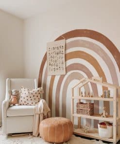 Pegatina de Pared Grande de Arcoíris de Tela funlife para