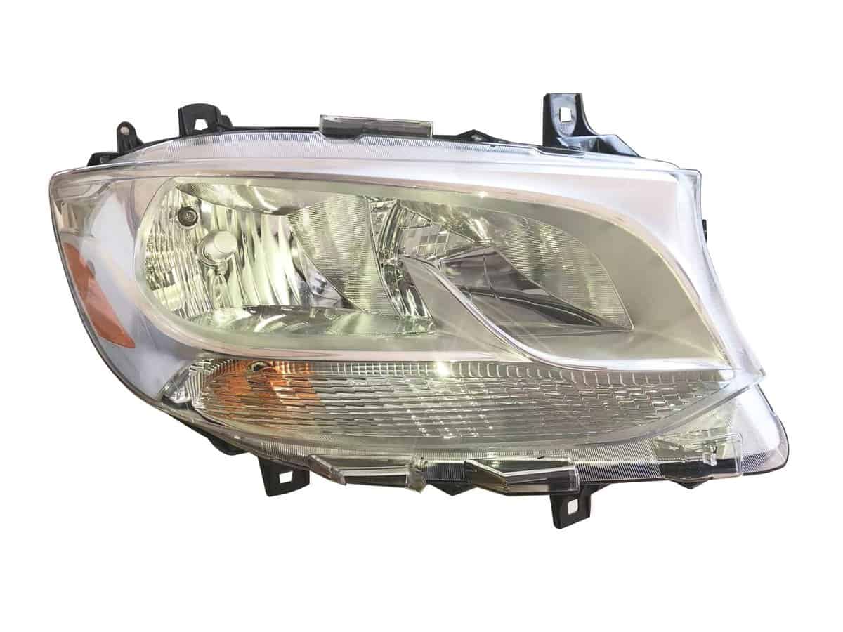 Faros delanteros derecho de repuesto con recorte cromado