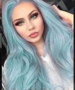 Pelucas de Encaje Frontal Azul AFBeauty Pre Arrancadas de