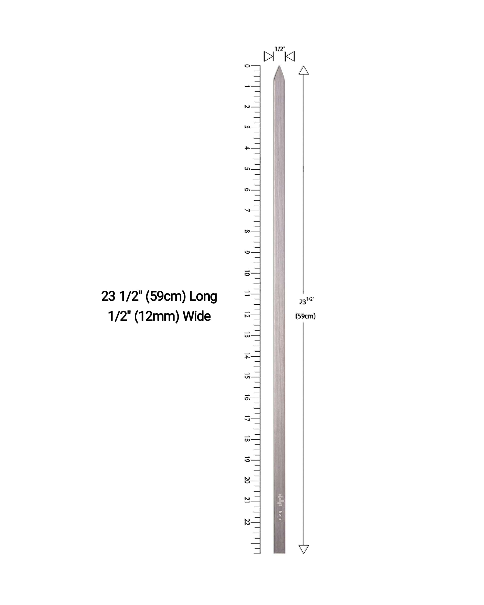 +HOM Brochetas de Kebab, 1/2" de Ancho x 23 1/2" de Largo, - Imagen 7