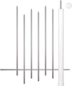 +HOM Brochetas de Kebab, 1/2" de Ancho x 23 1/2" de Largo,