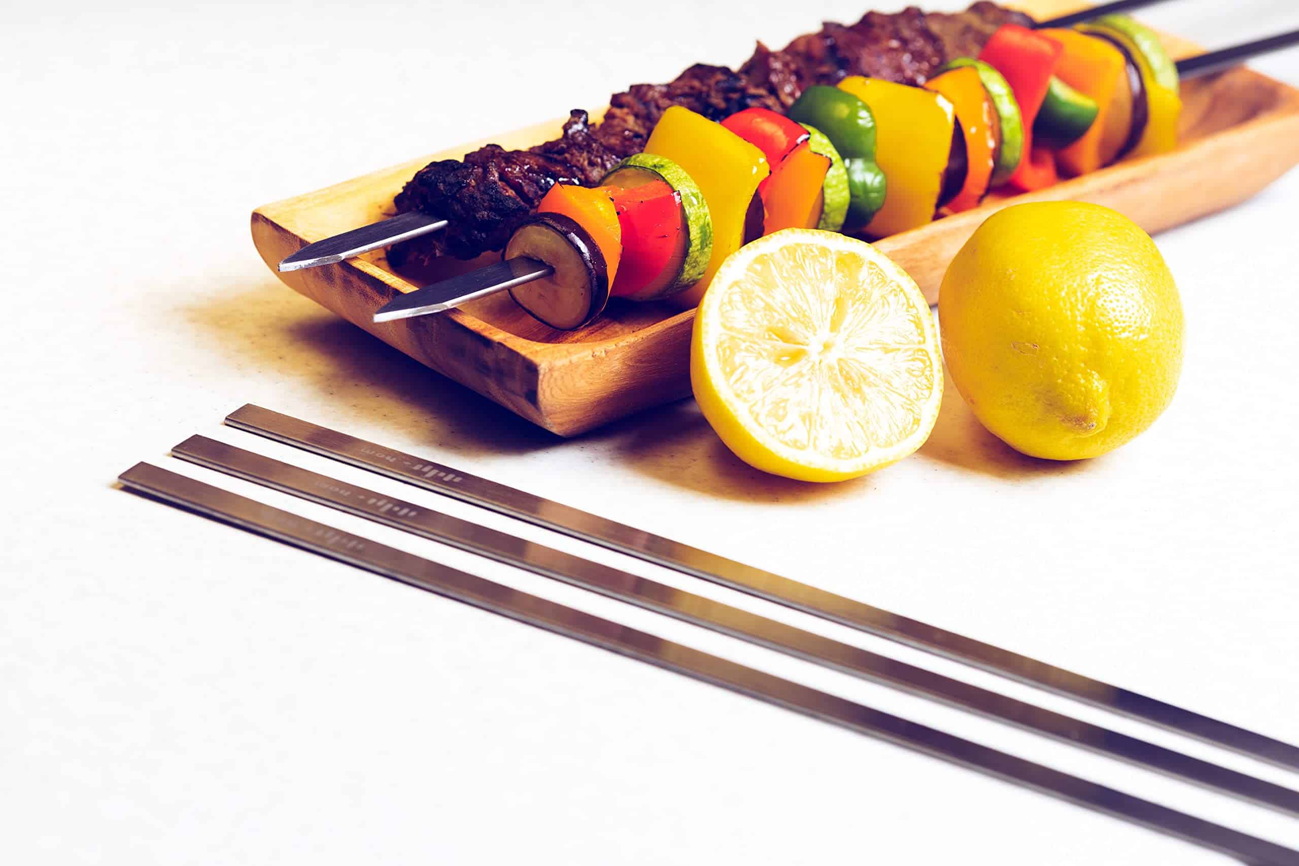 +HOM Brochetas de Kebab, 1/2" de Ancho x 23 1/2" de Largo, - Imagen 3