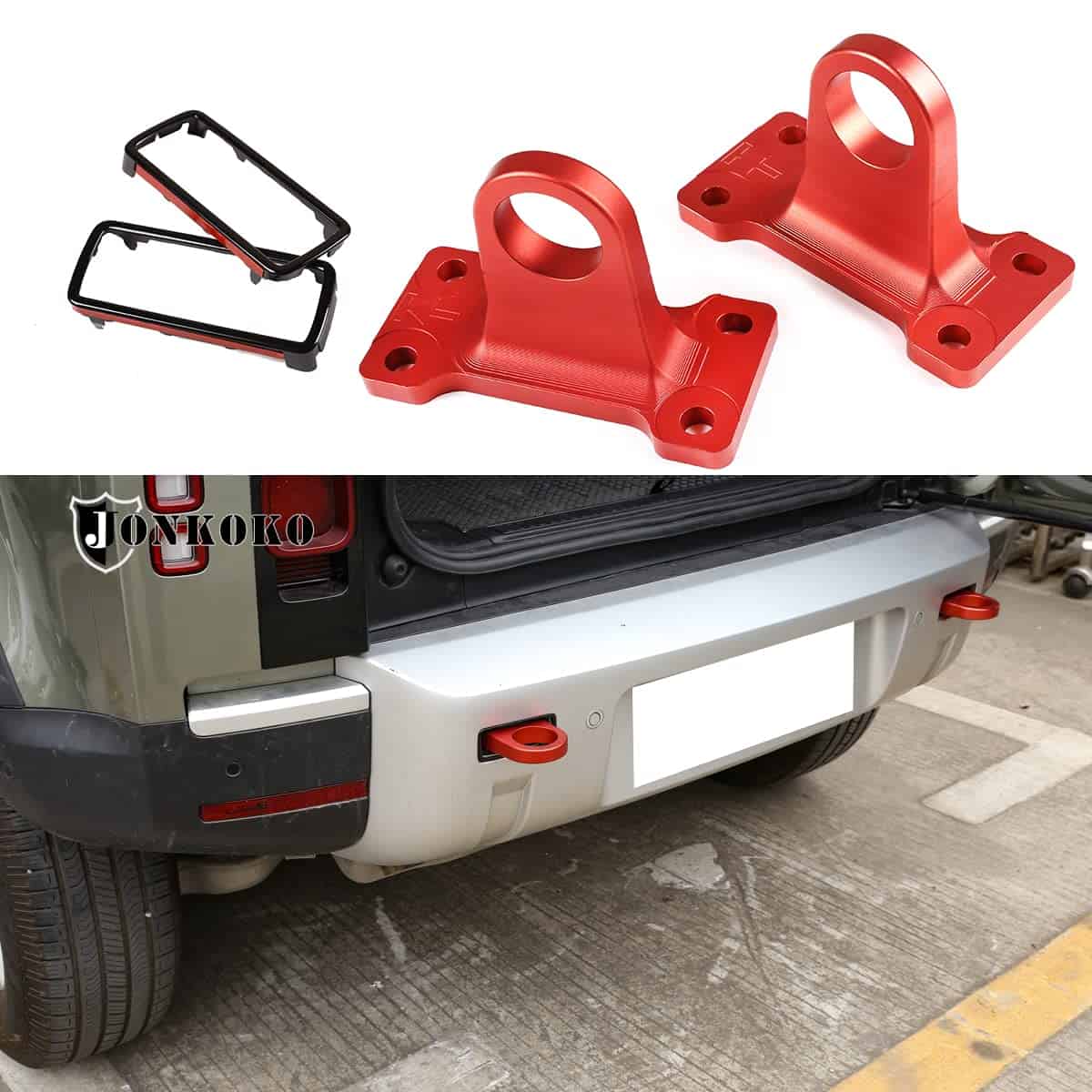 Gancho de Remolque Trasero de Aleación de Aluminio para
