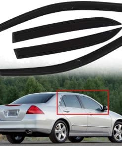 4PCS Deflectores de Ventana Lluvia Guardias Viseras de Aire