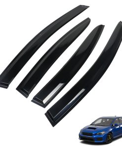 Juego de 4 deflectores de visor de ventanas estilo JDM en