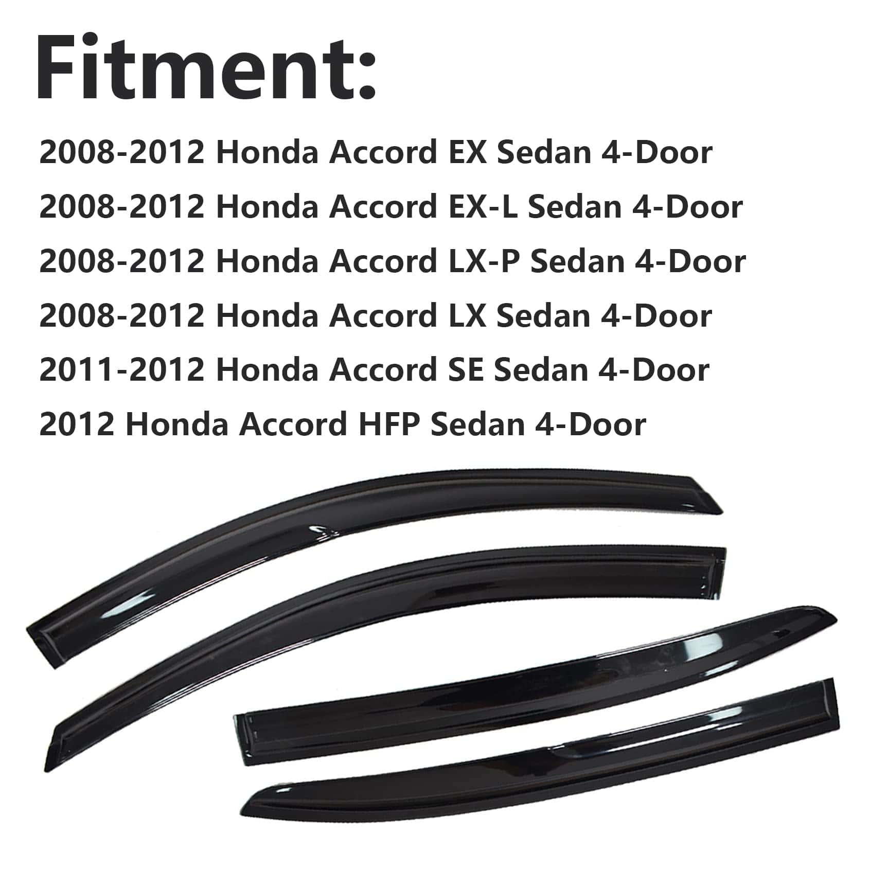 Viseras para Ventanas - Deflectores de Sol y Lluvia para - Imagen 5