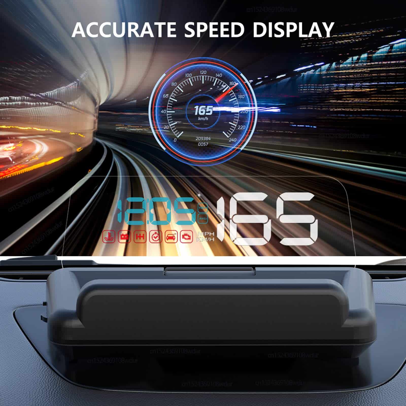 wiiyii Heads up Display para Autos, C500 Velocímetro - Imagen 4