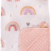 Manta de bebé de lujo Top Tots Deluxe Minky - Arcoíris