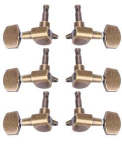 6PCS 3L3R Clavijas de afinación de cuerdas de guitarra,