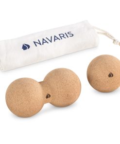 Set de Bolas de Masaje de Corcho Navaris (2 Piezas) -