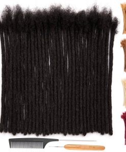 Extensiones de Dreadlock de Cabello Humano Real de 10