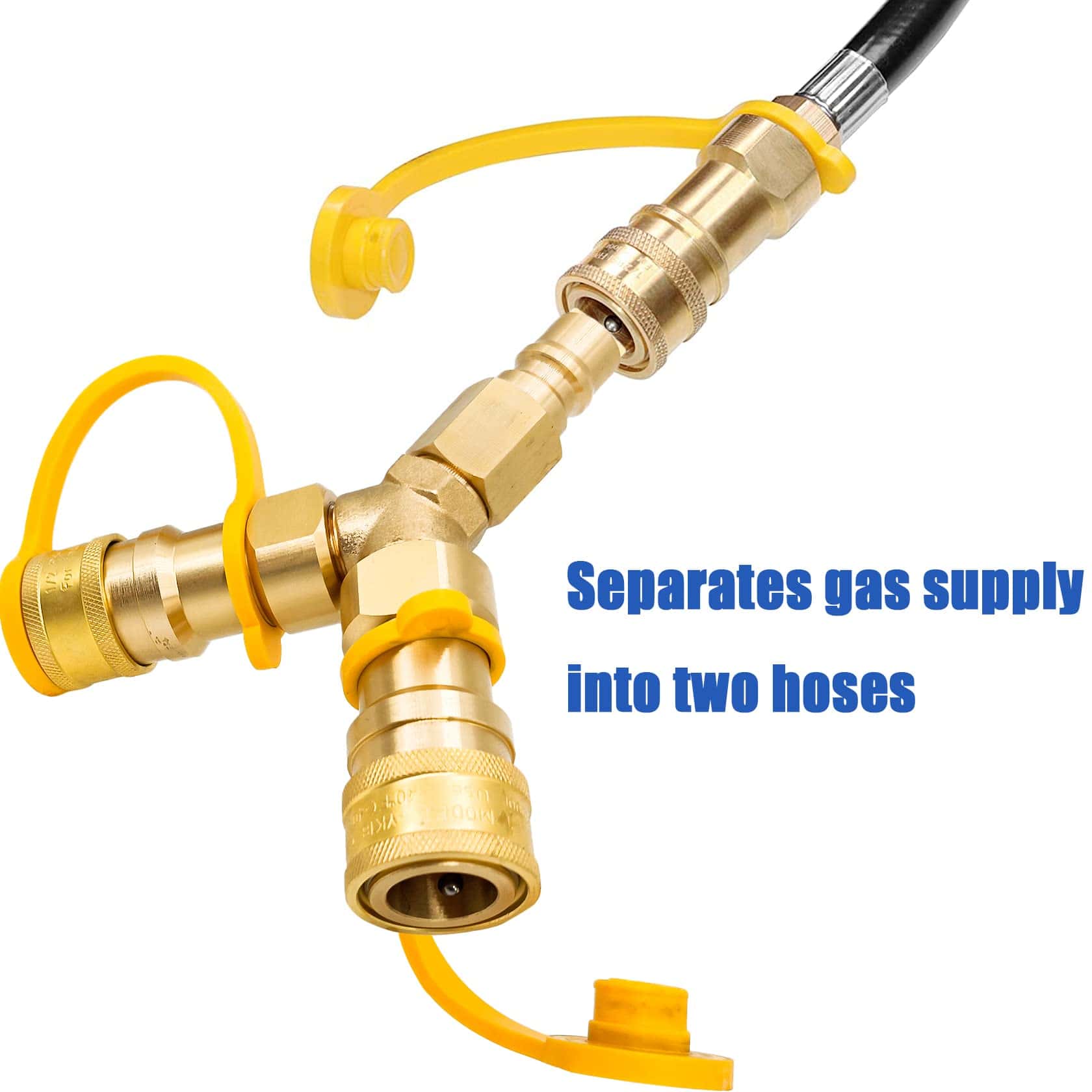 Separador de Gas Natural Y de 3/8 de pulgada, Adaptador de - Imagen 4