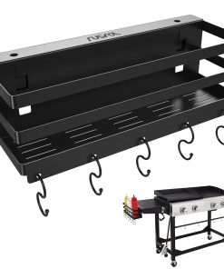 RUSFOL Caddy de Acero Inoxidable Mejorado para Parrillas