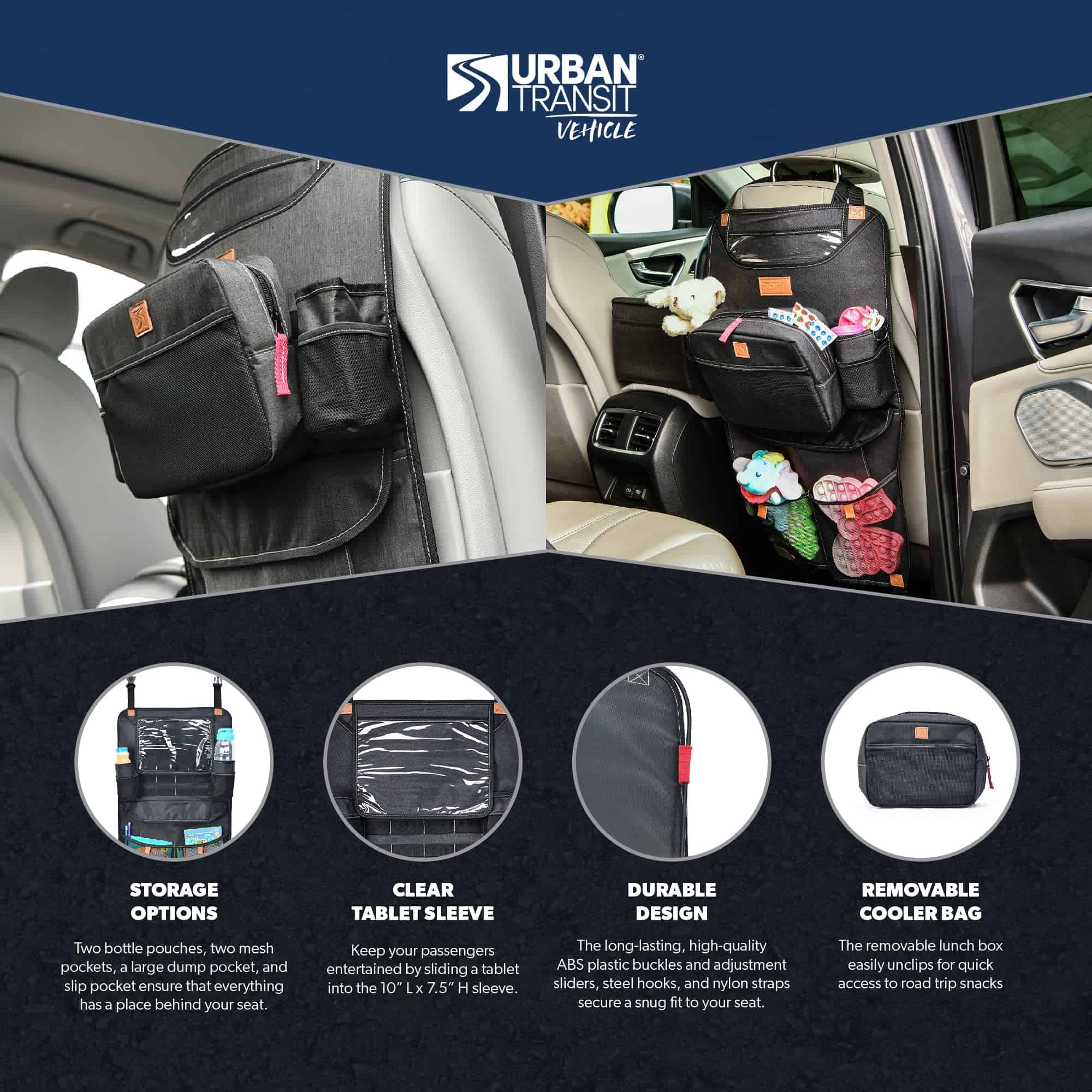 Organizador de Asiento Trasero URBANTRANSIT - Organizador - Imagen 6