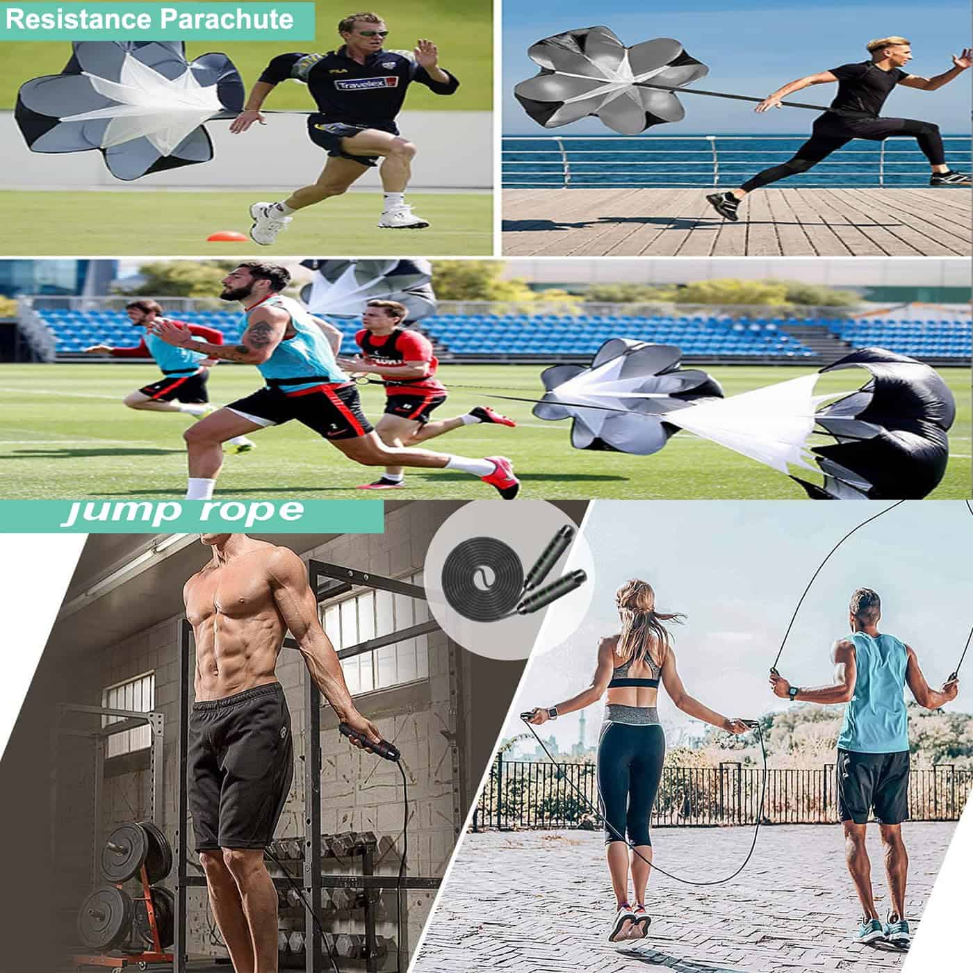 ENDIESS Set de Entrenamiento de Agilidad Escalera de - Imagen 8