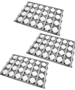 Folocy 17.8125" Bandejas de Calor para Parrilla BBQ con 72