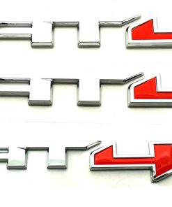 3pcs Emblema AT4 Sierra Insignia Adhesiva Placa Nombre