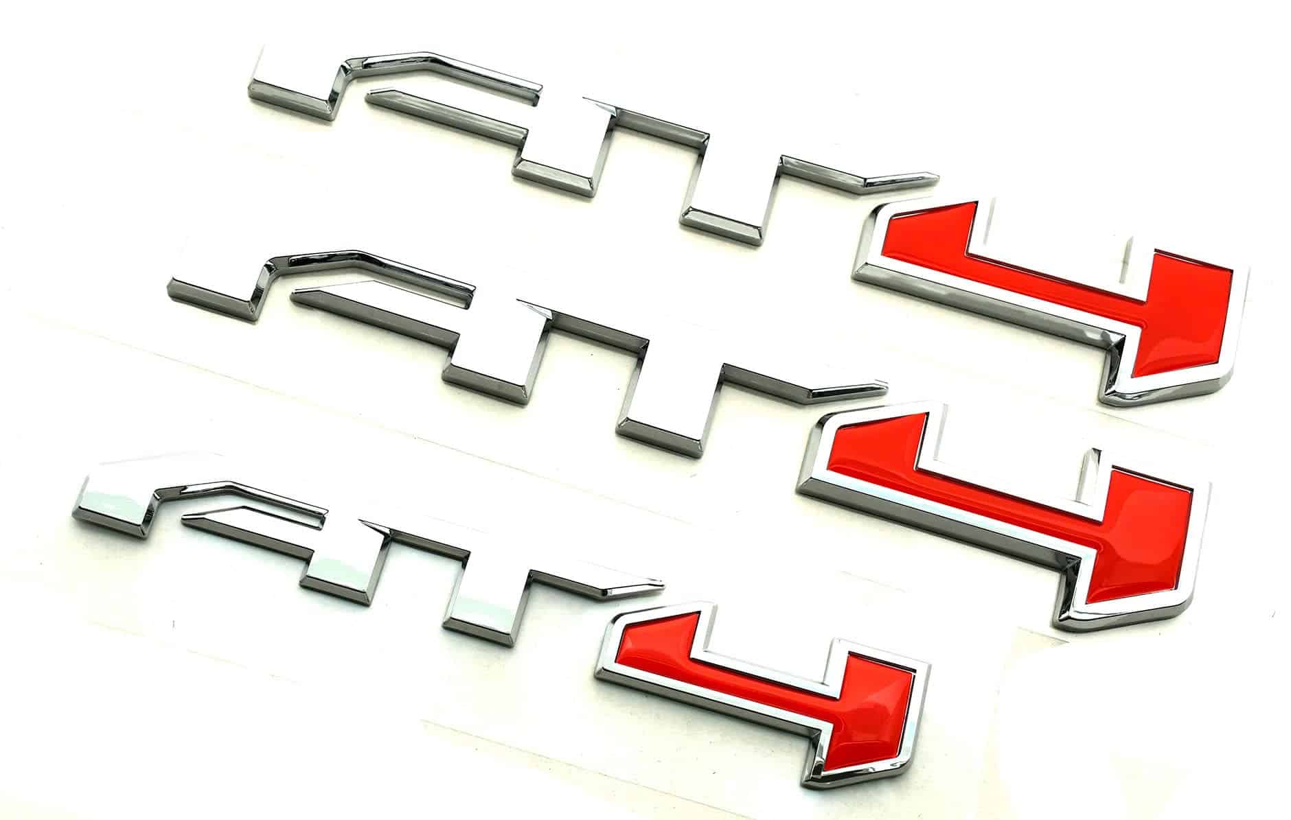 3pcs Emblema AT4 Sierra Insignia Adhesiva Placa Nombre - Imagen 4