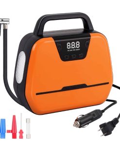 Inflador de neumáticos portátil para automóviles, compresor
